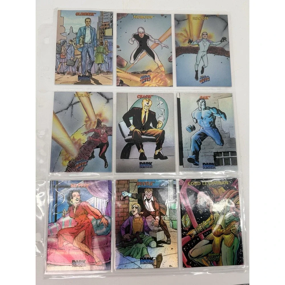 1993 The River Group Defiant Comics Plasm Zero Holographic Trading Card Lot